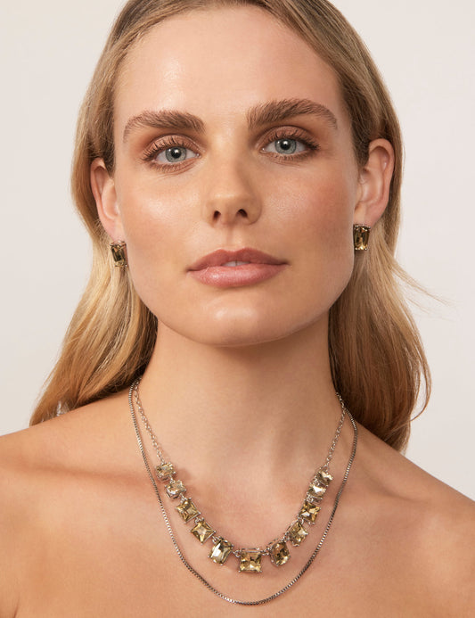 Image of Necklaces. Productname: Colette CHORAL STONE NECKLACE in Print colour by brand - Colette