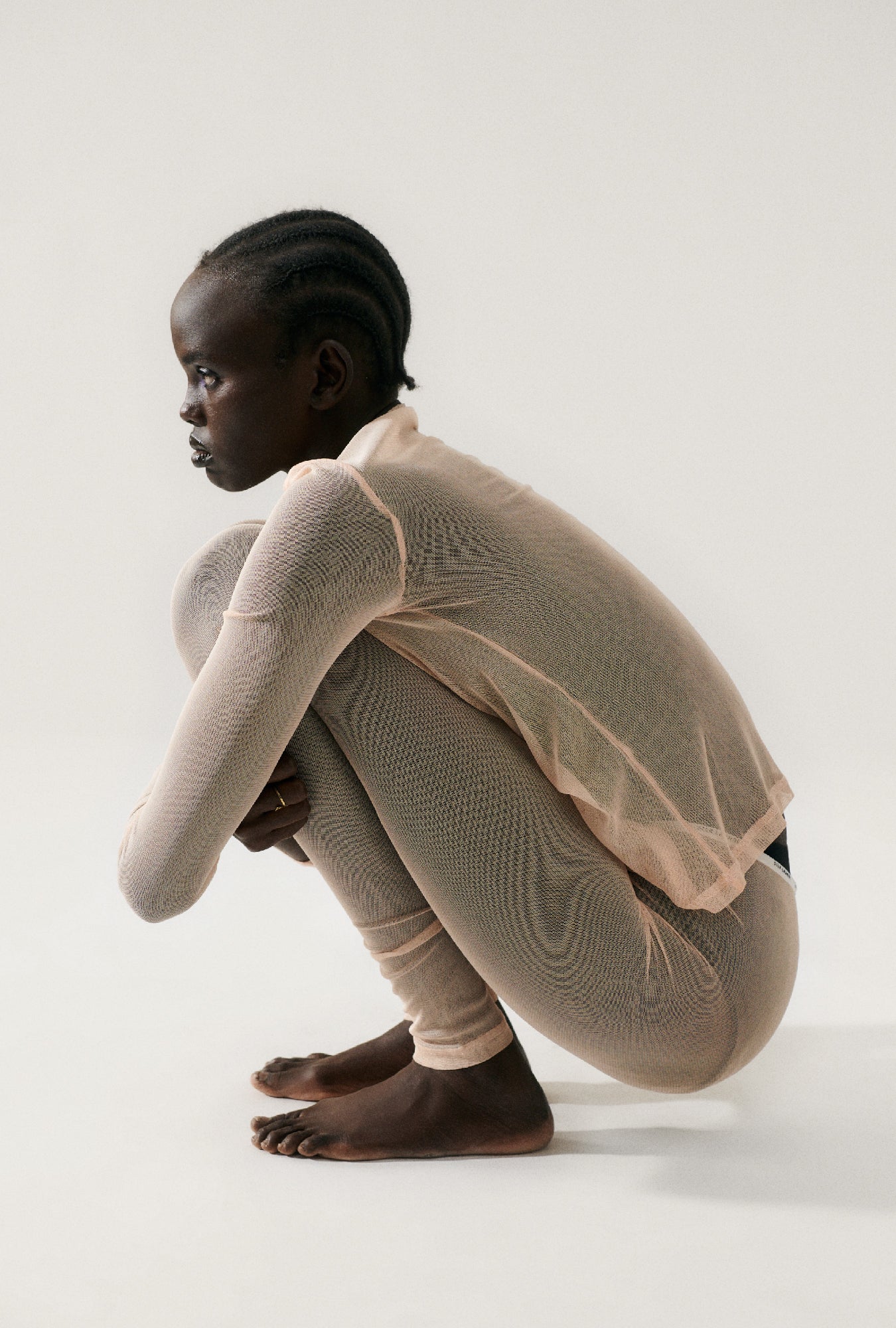 Silk Laundry Mesh Leggings (Daybreak)