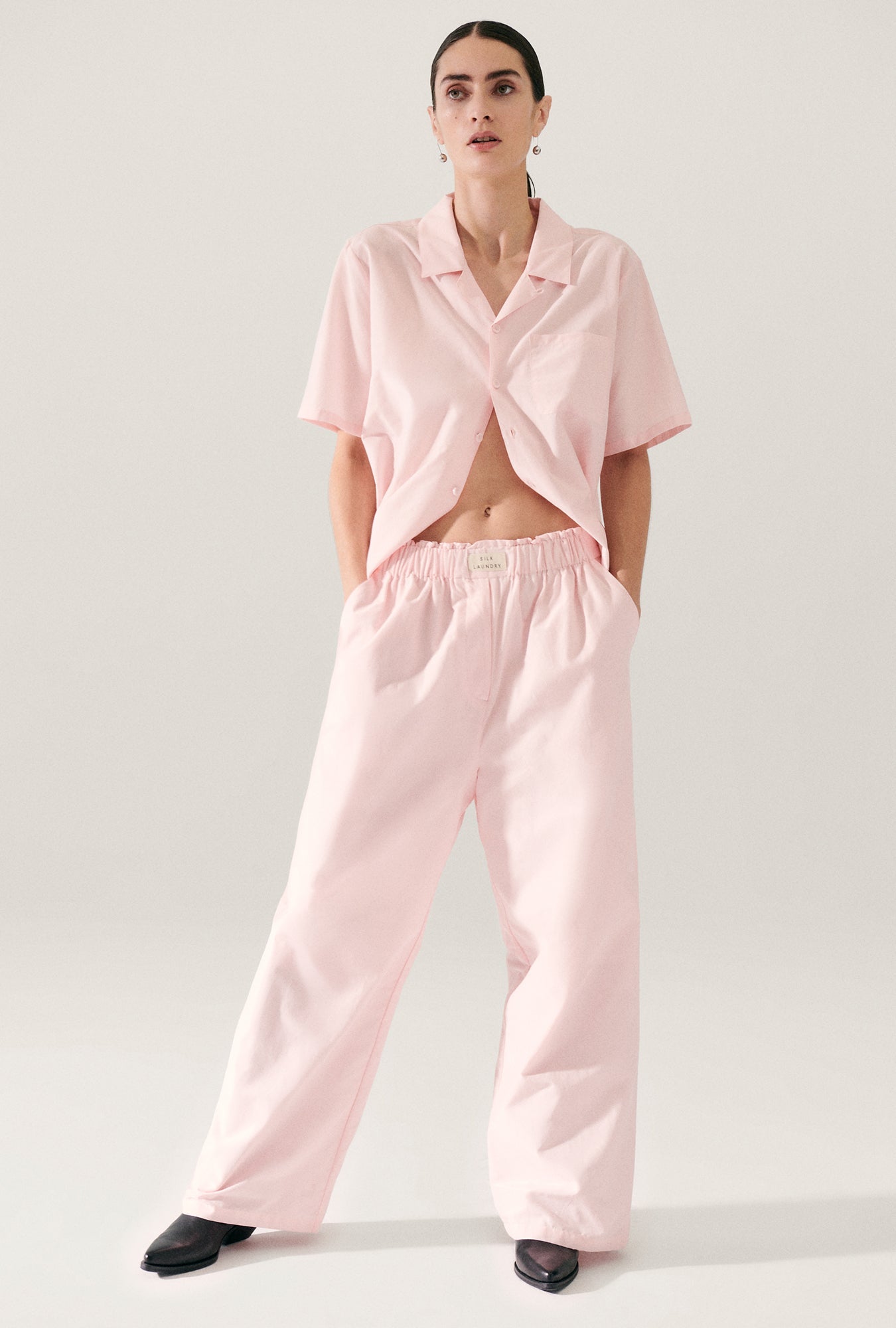 Laundry Cotton Silk Camp Shirt (Hydrogen)