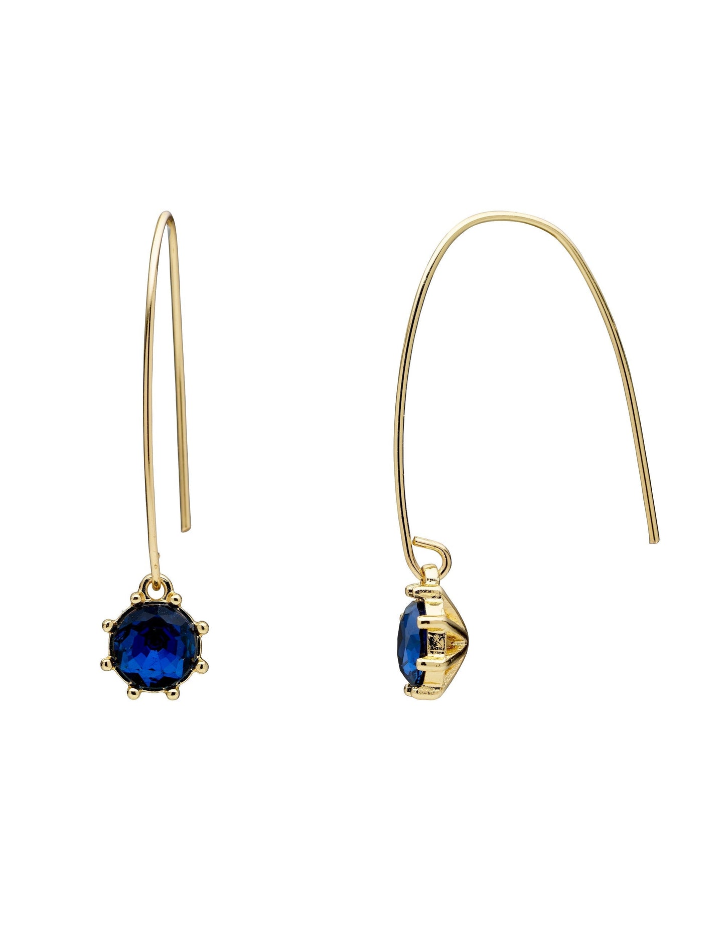 GROUP48 THISTLE FLOWER LONG DROP EARRING (Print)