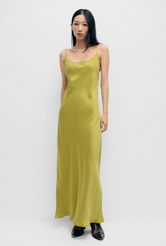 Image of Dresses. Productname: Silk Laundry 1996 DRESS in Cactus colour by brand - Silk Laundry