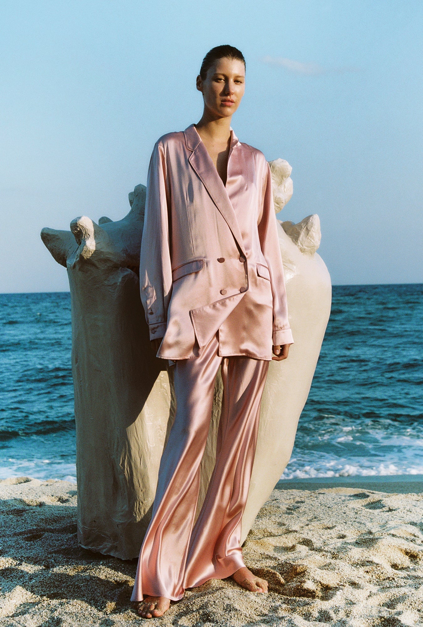 Silk Laundry BIAS CUT PANTS (Sea Star)