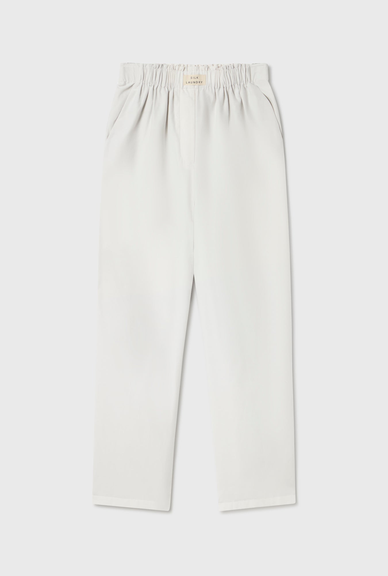 Laundry Cotton Silk Paper Bag Pants (Dust)