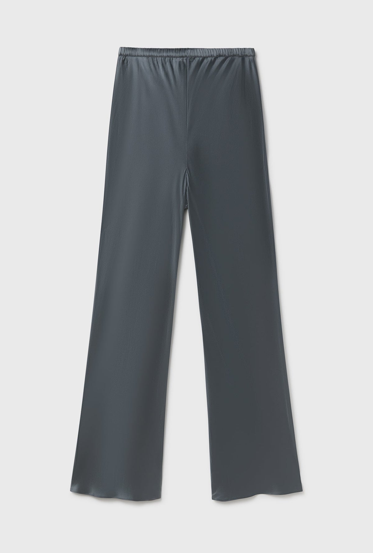 Silk Laundry Bias Cut Pants (Slate)