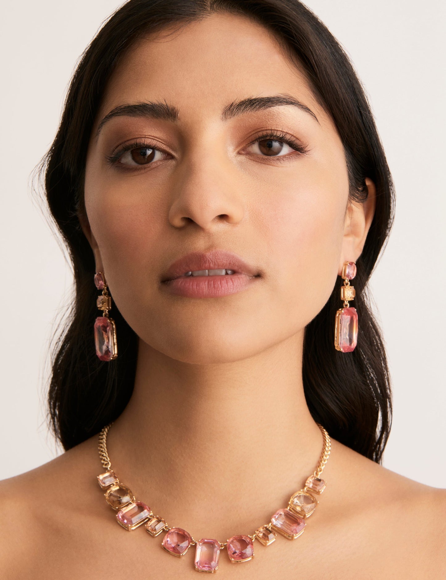GROUP48 SUNSET STONE EARRING (Pink)