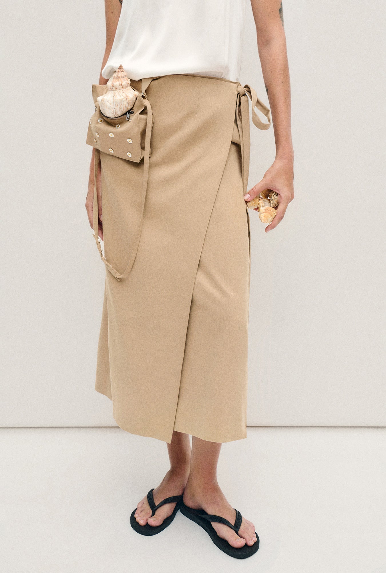 Silk Laundry Pearl Shirt (Cowrie)