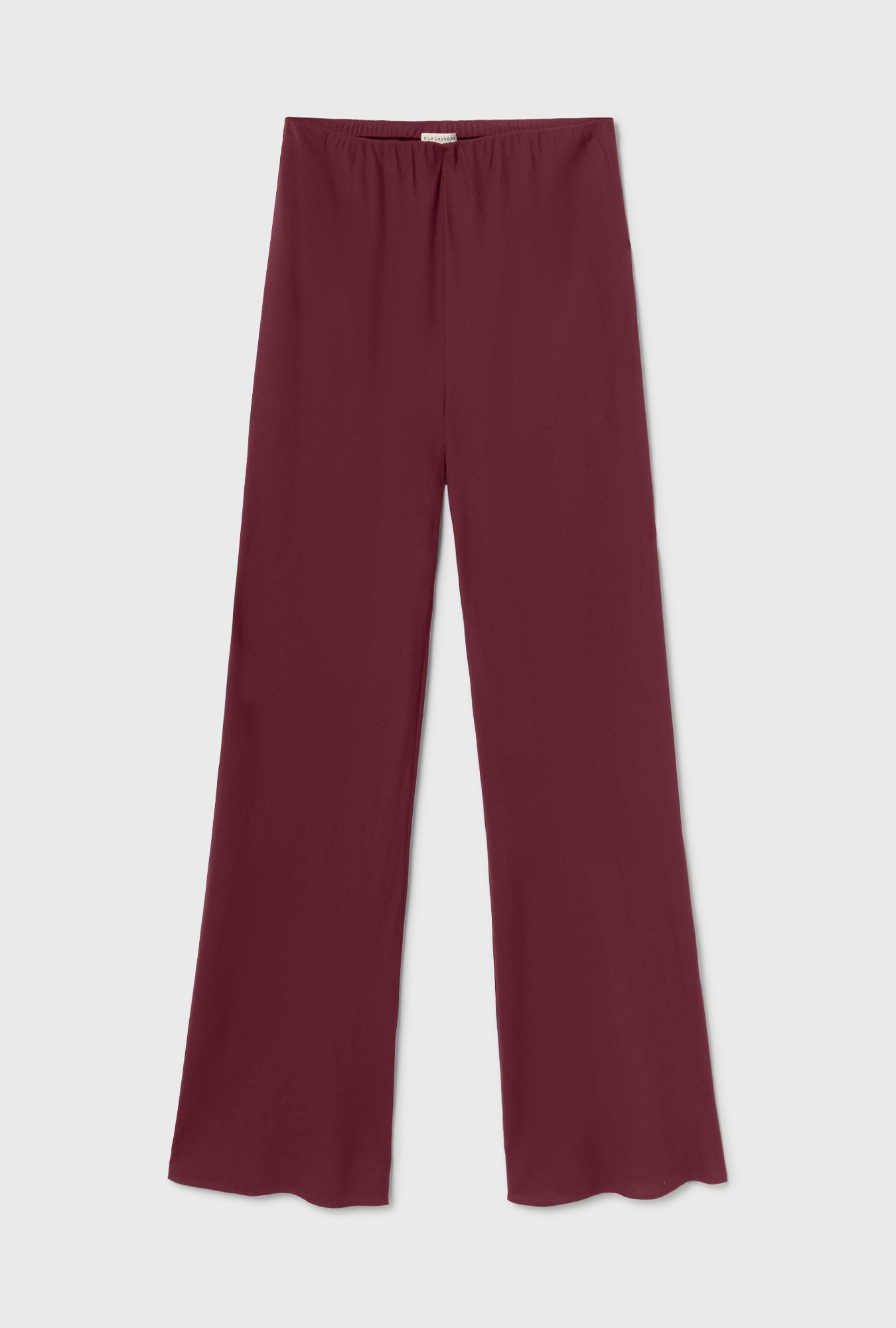 Laundry Wool Silk Wide Legged Bias Cut Pants (Deadleaf)