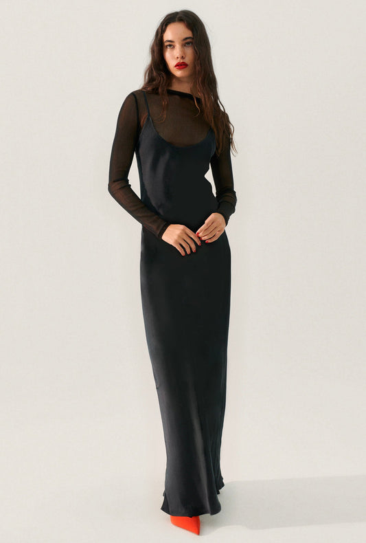 Image of Dresses. Productname: 1996 Dress Black in Black colour by brand - Silk Laundry