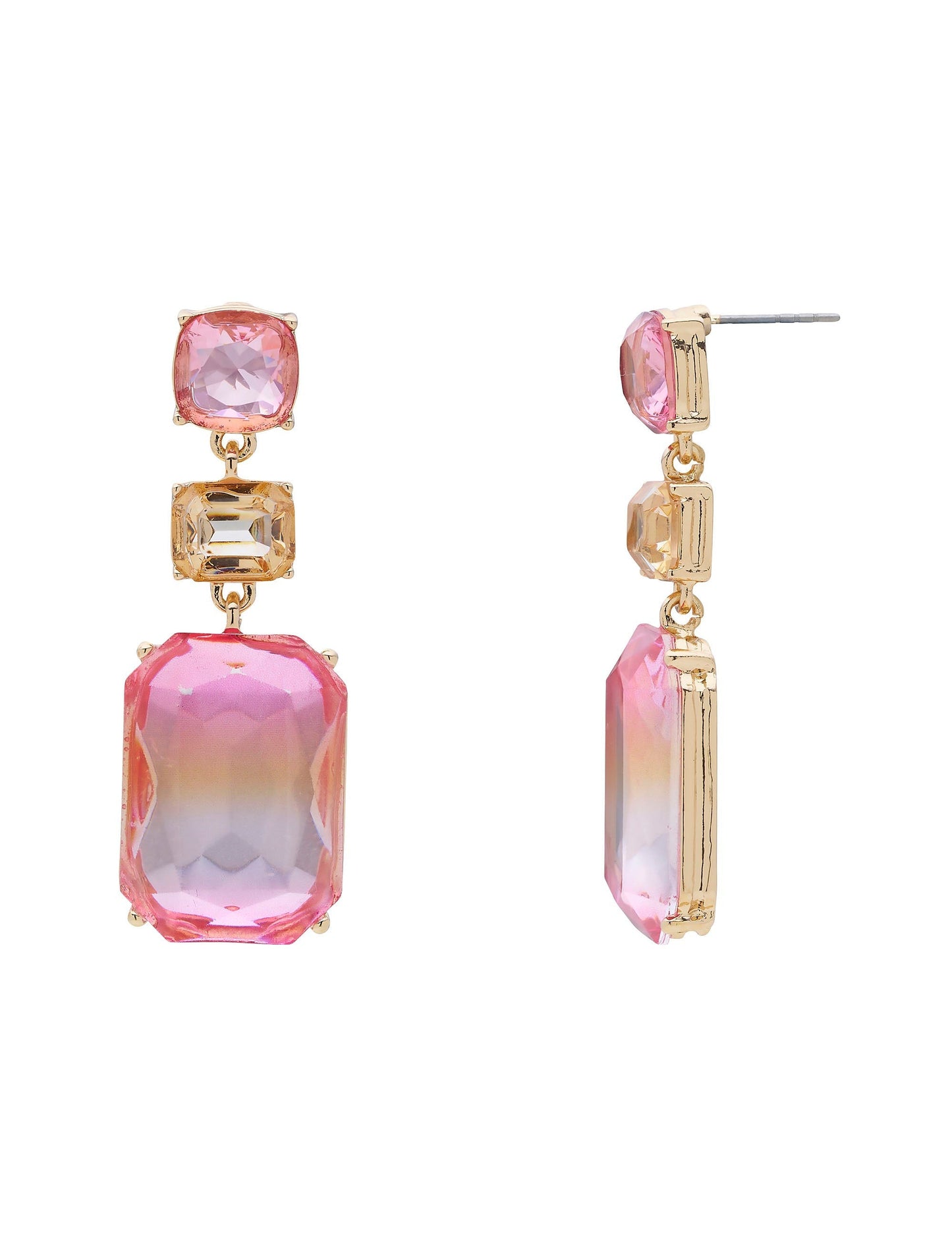 GROUP48 SUNSET STONE EARRING (Pink)