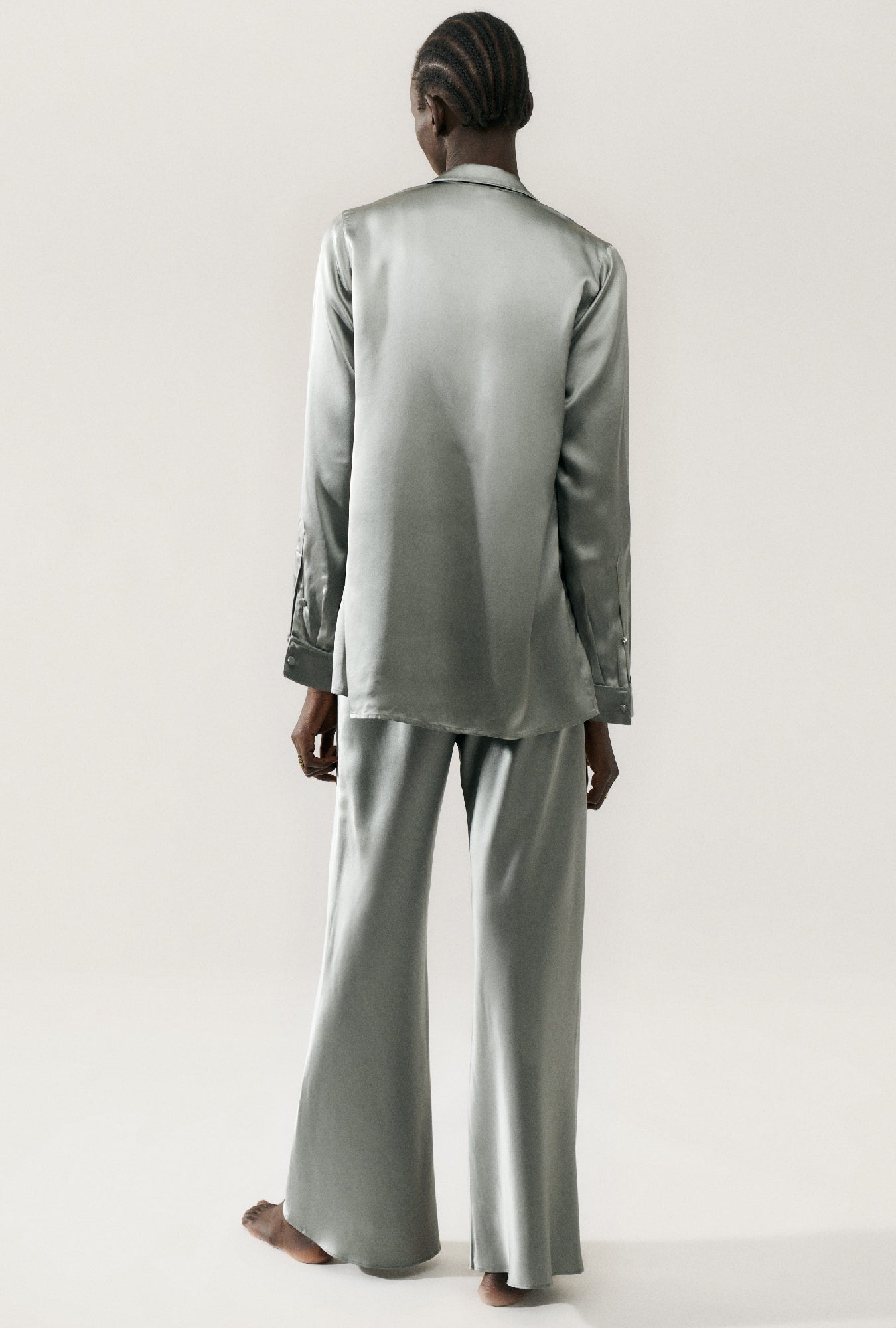 Silk Laundry Relaxed Blazer (Moon)