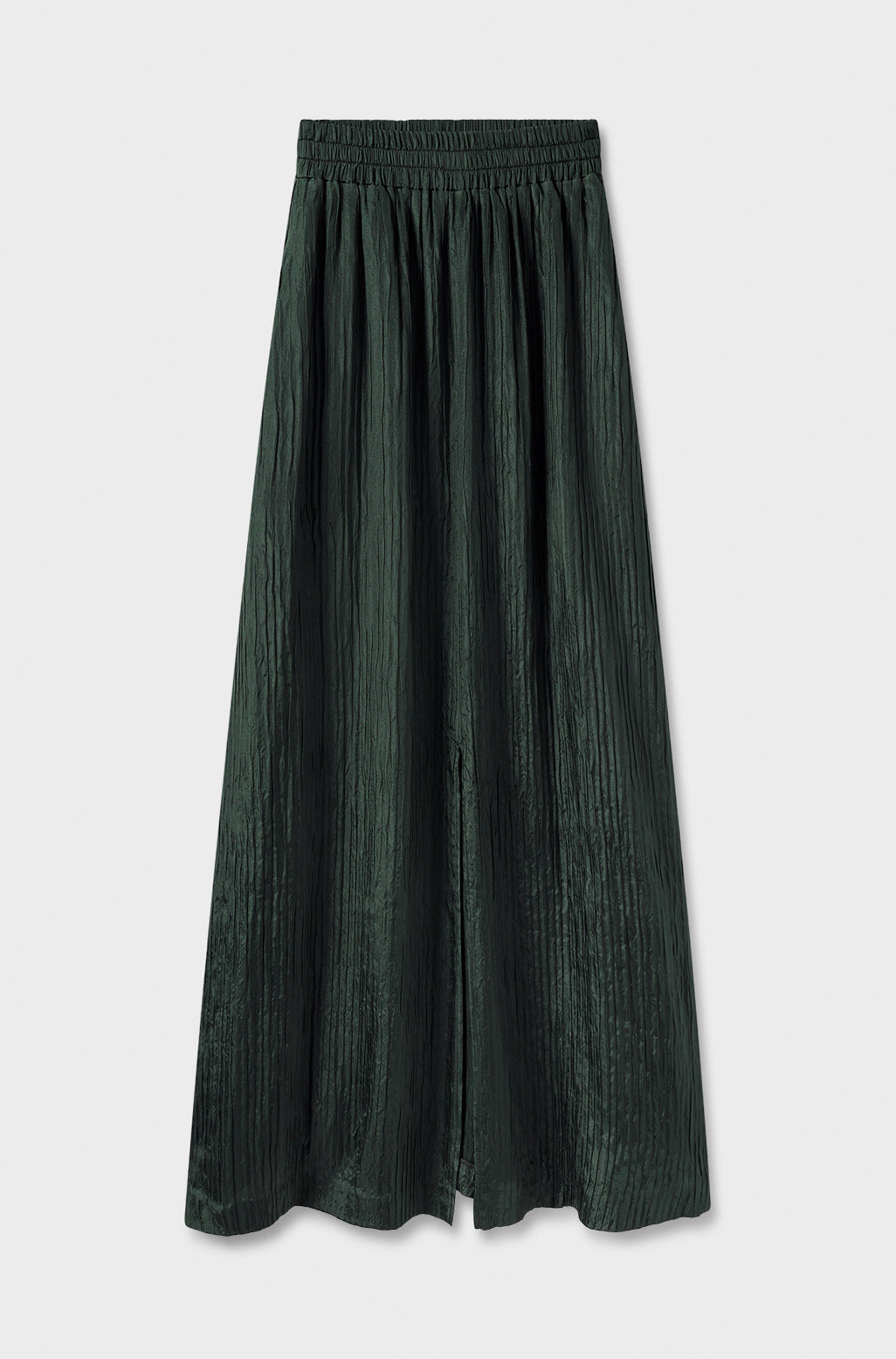 Silk Laundry Crinkle Skirt (Cedar)