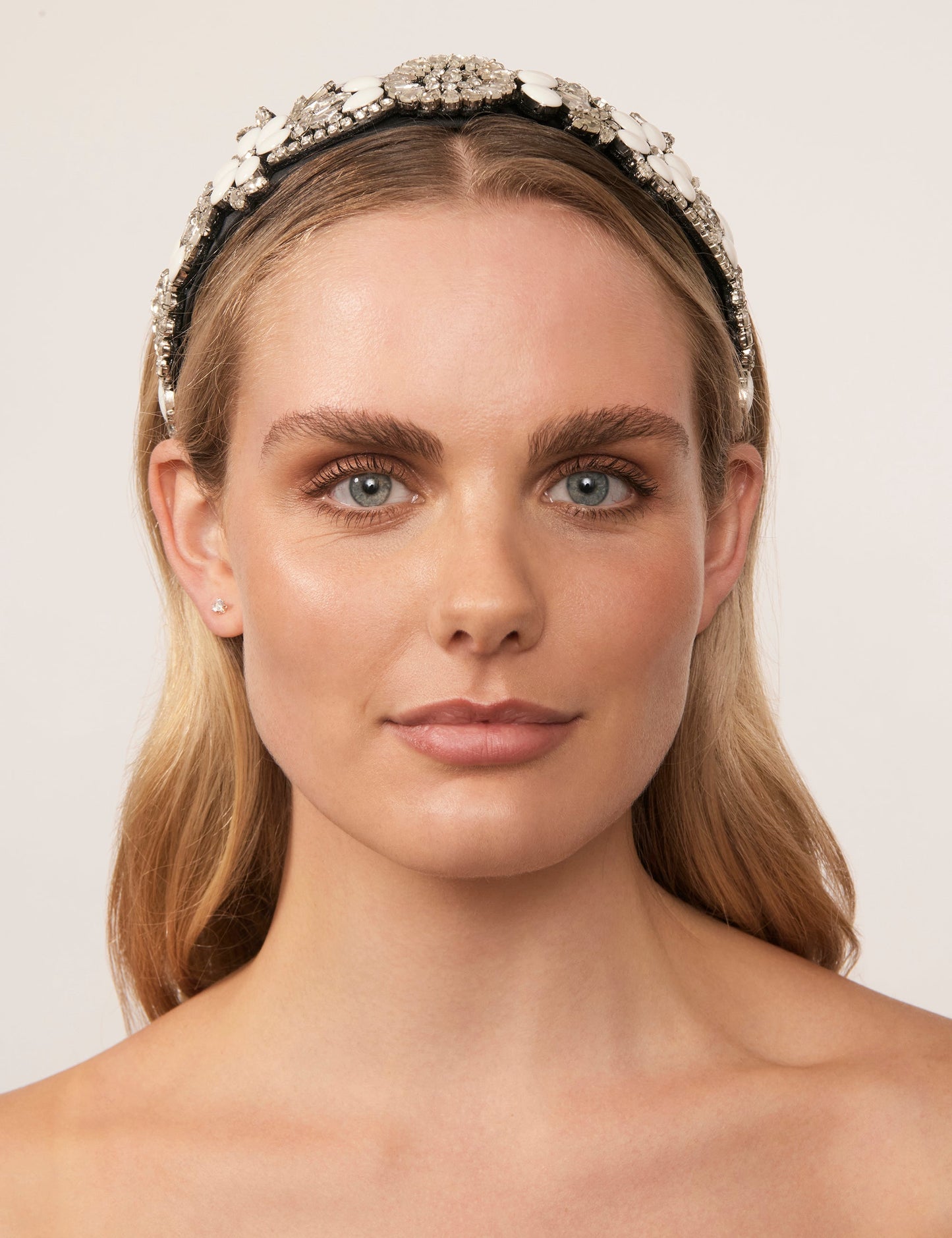 GROUP48 FLORA EMBELLISHED WIDE HEADBAND (Print)