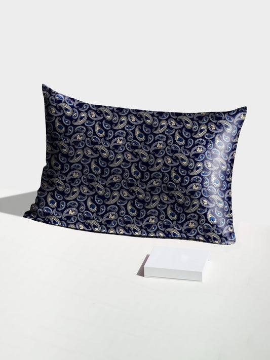 Image of Decor. Product name - Pillowcase Hounds Paisley in Paisley colour by brand - Silk Laundry