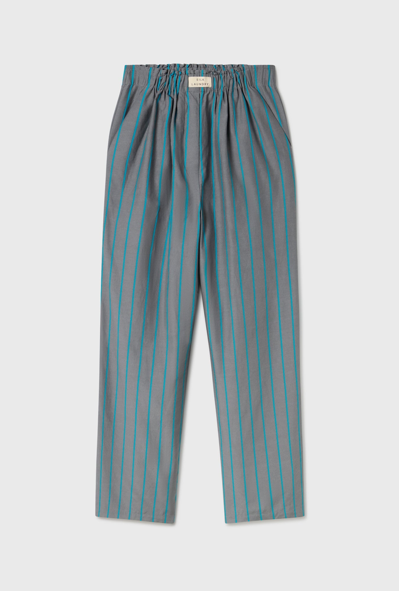 Laundry Cotton Silk Paper Bag Pants (Oxygen Stripe)