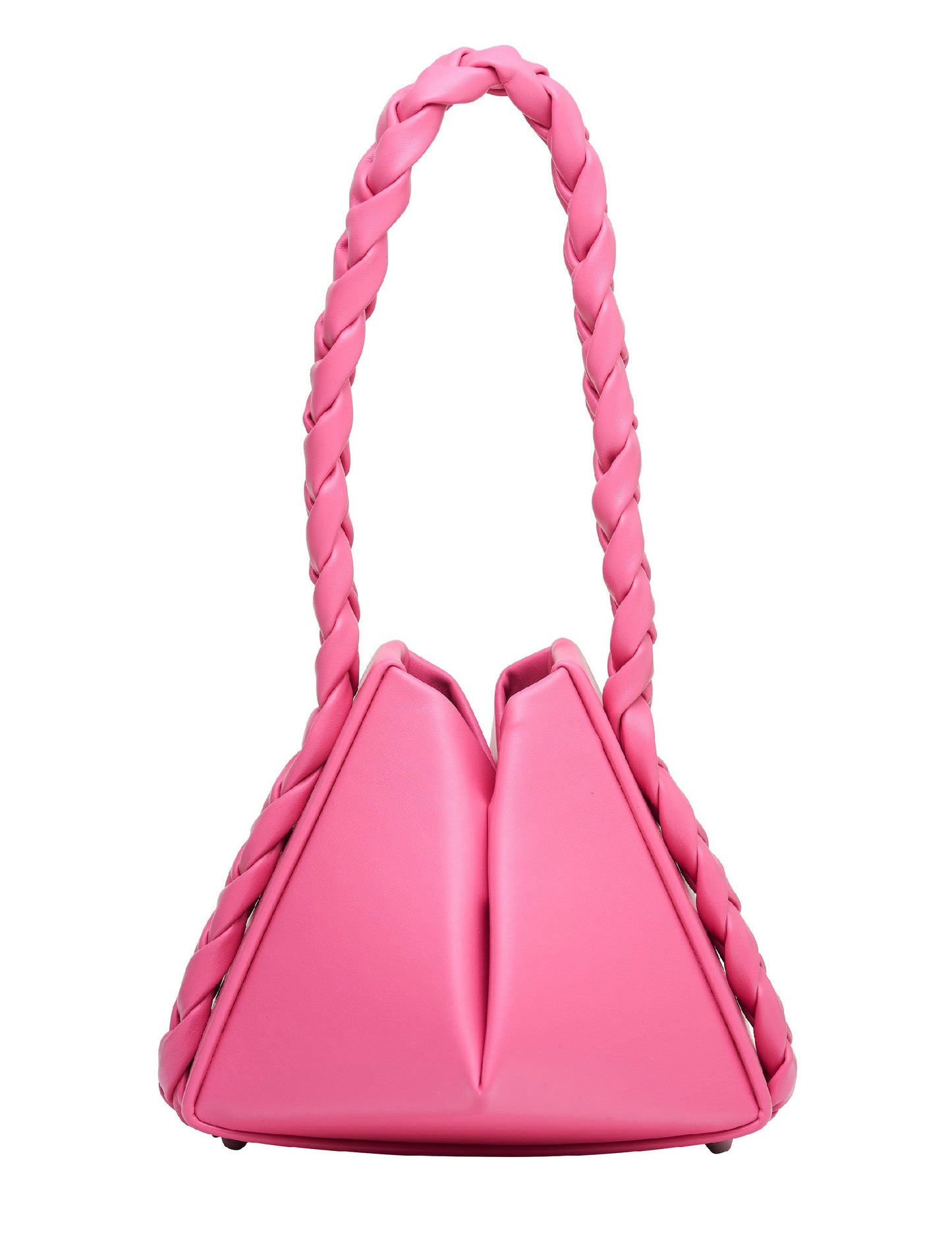 GROUP48 PLAIT HANDLE GEO BAG (Pink)