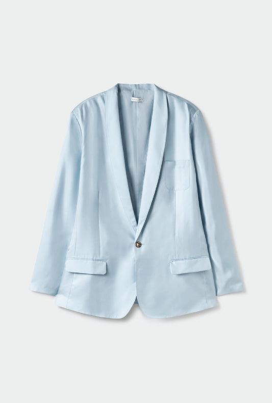 Silk Laundry Twill Miami Blazer (Sky)
