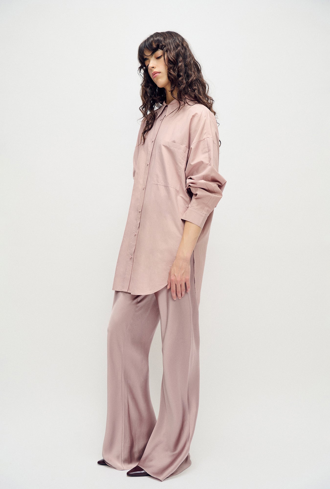 Laundry Cotton Silk Round Shirt (Lasso)
