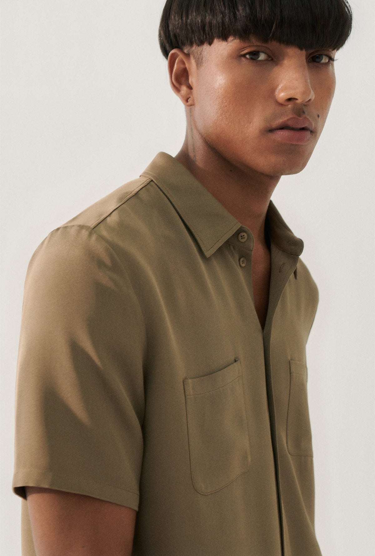 Silk Laundry CDC Short Sleeve Boyfriend Shirt (Cub)