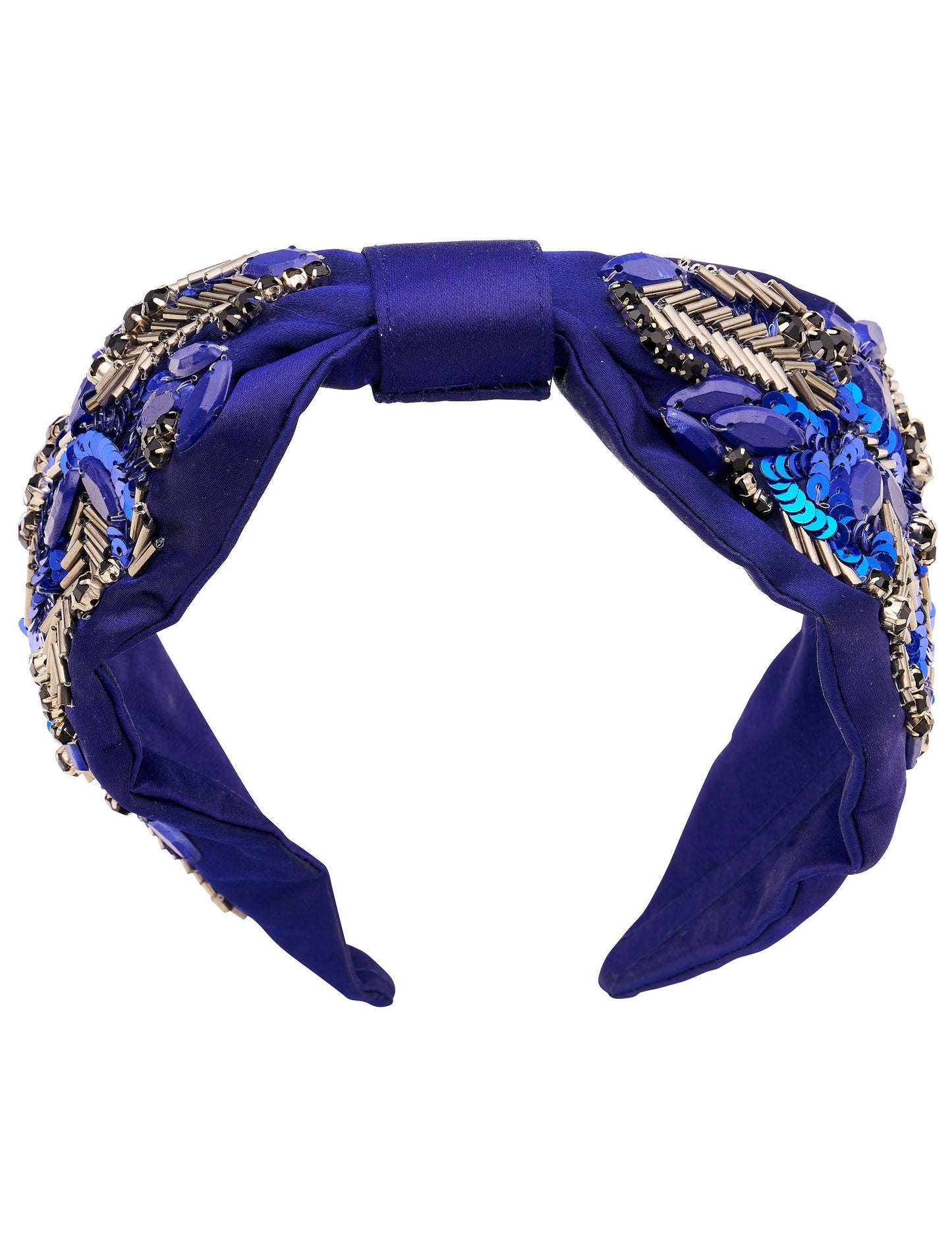 GROUP48 SATIN FEATHER SOFT FORM HEADBAND (Print)