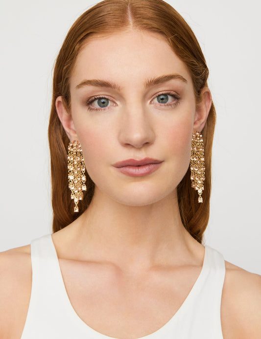 Image of Earrings. Productname: Colette WATERFALL CLIP EARRING in Print colour by brand - Colette
