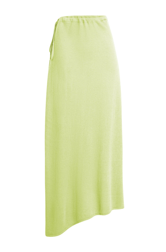 Silk Laundry Drawstring Skirt (Luminary)