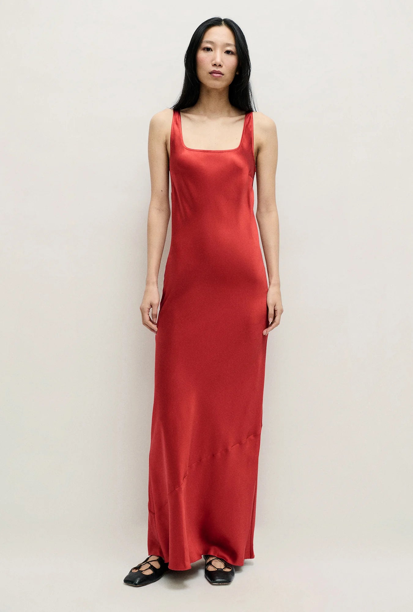 Image of Dresses. Product name - Square Neck Dress Carmen in Carmen colour by brand - Silk Laundry