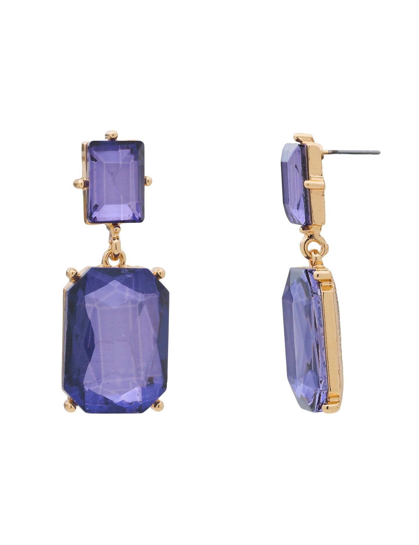 GROUP48 INTERLUDE RECTANGLE DROP EARRING (Print)