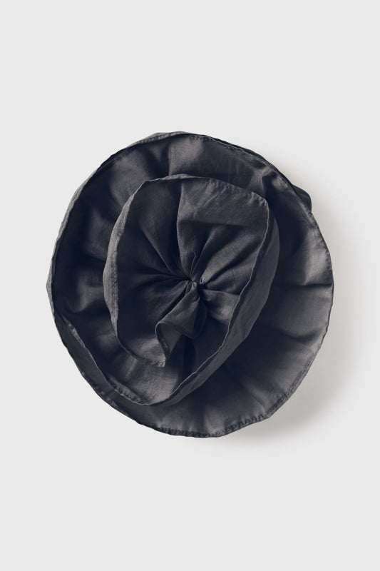 Silk Laundry Brooch (Black)