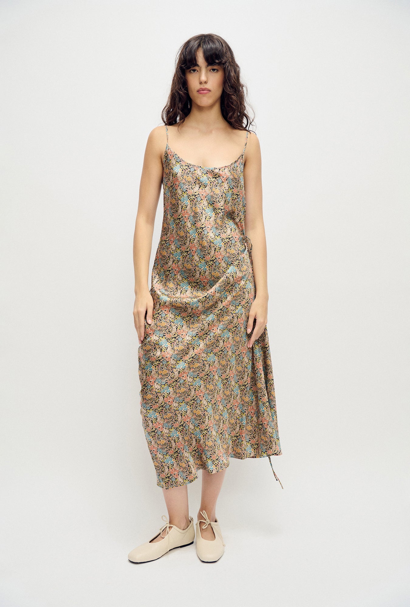 Image of Dresses. Product name - 1996 Slip Dress Sugar Floral in Sugar Floral colour by brand - Silk Laundry