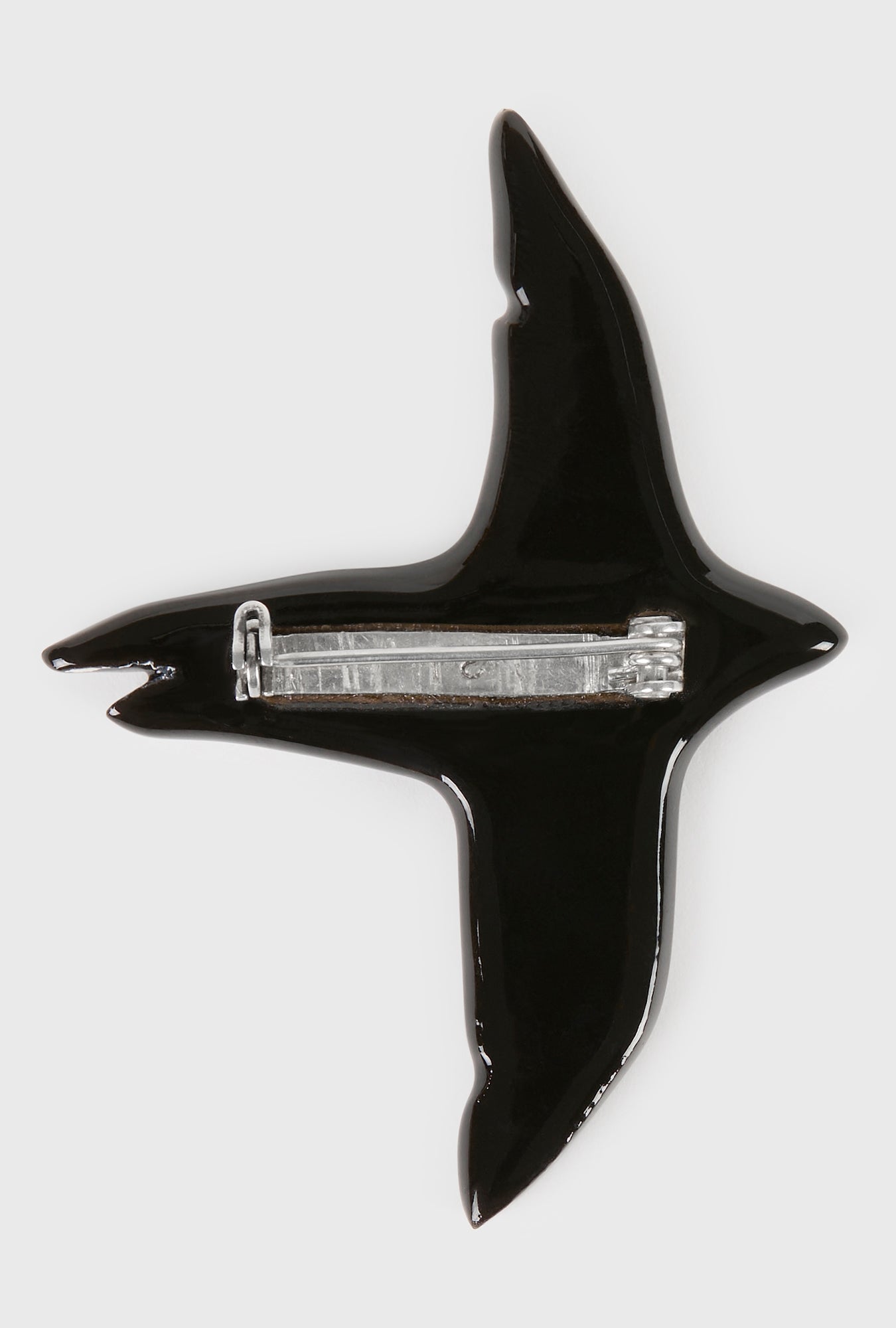 Image of Keychains. Product name - Raven Brooch Black in Black colour by brand - Silk Laundry
