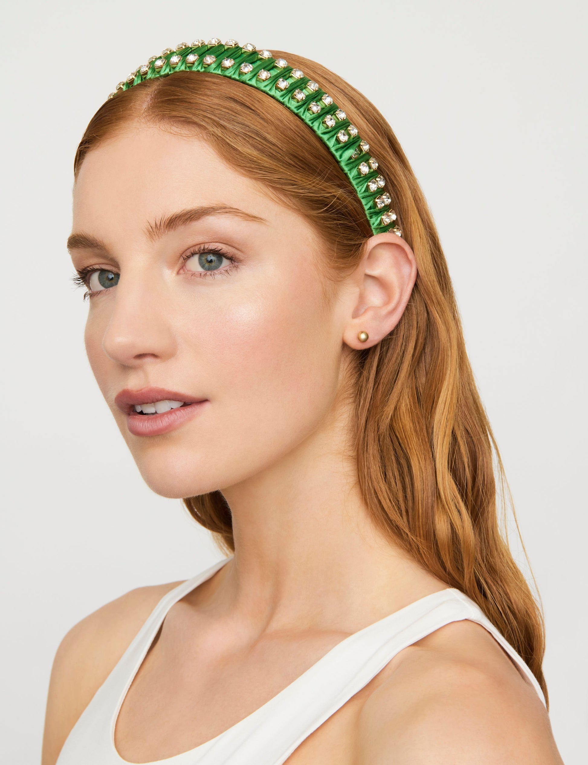 Image of Hair Accessories. Product name - CRYSTAL AND WEAVE HEADBAND in Print colour by brand - GROUP48