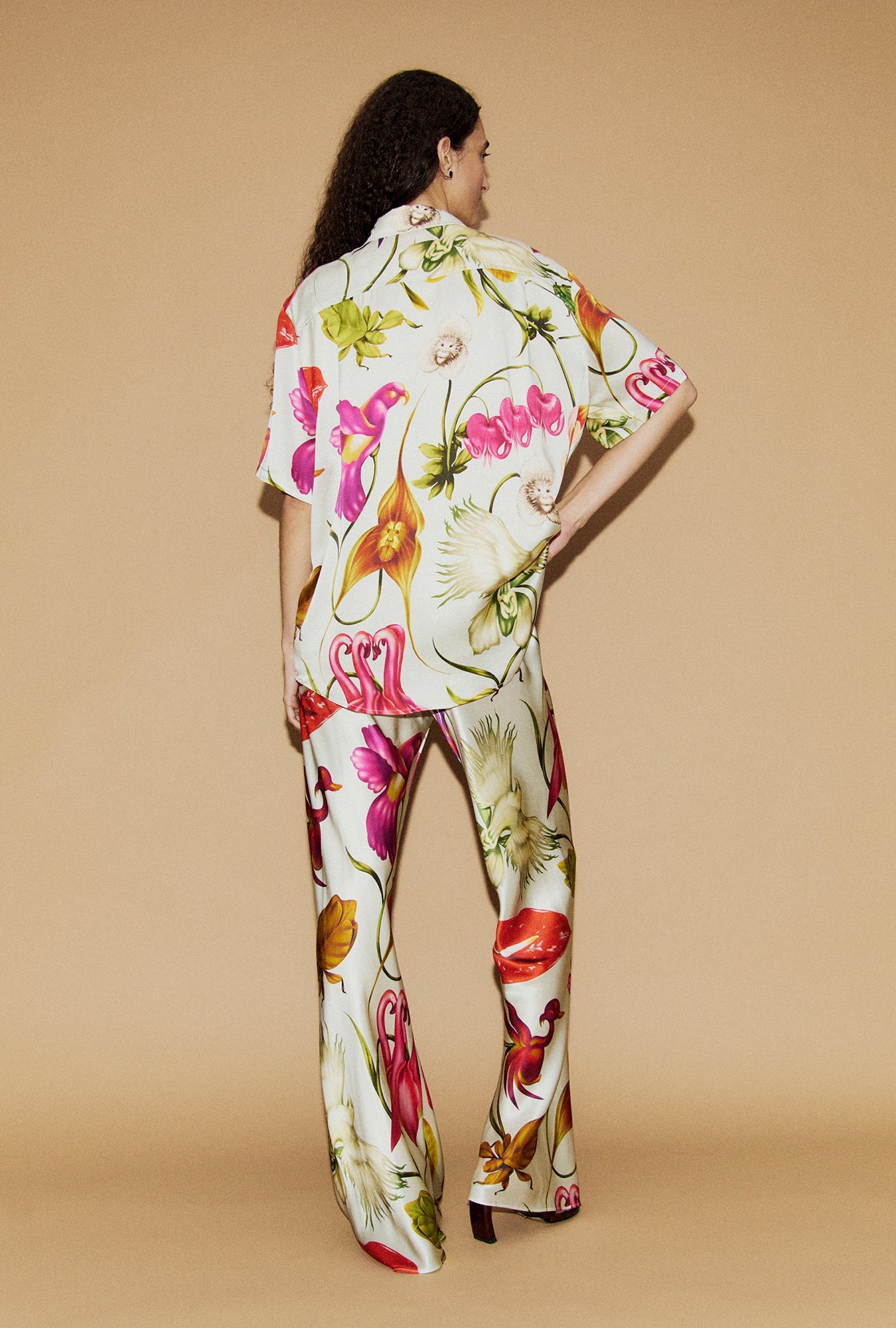 Silk Laundry Bias Cut Pants (Wonderland)