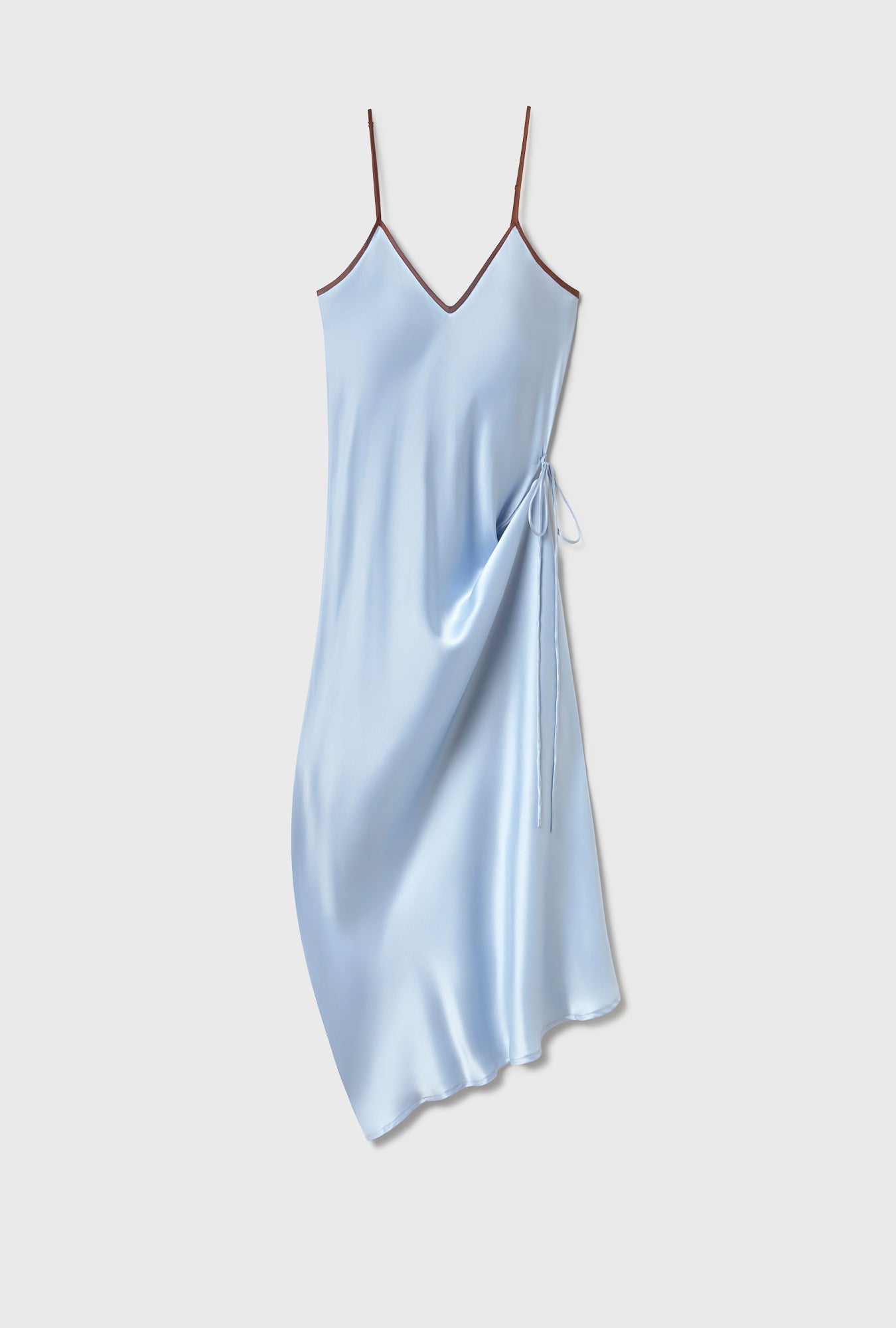 Silk Laundry 90s Slip Dress (Cornflower)