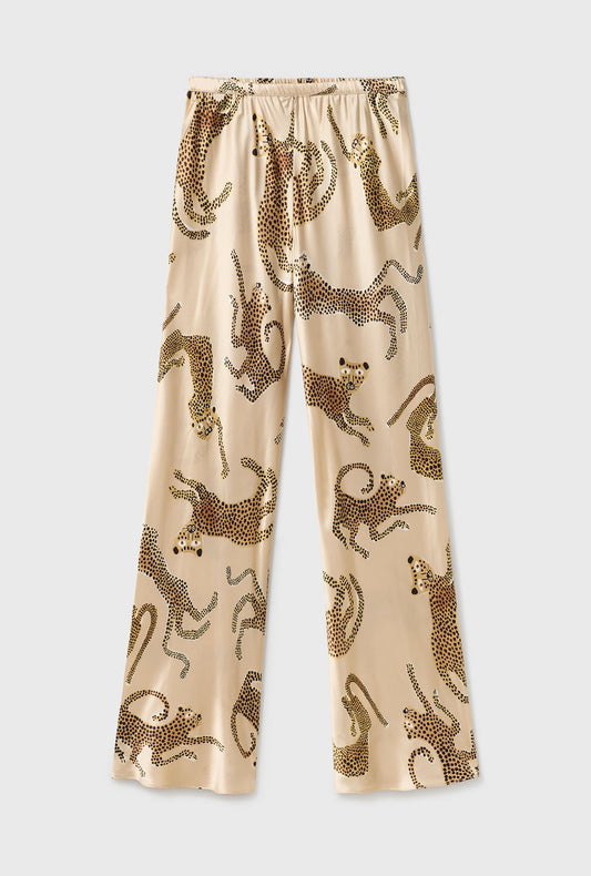 Silk Laundry Bias Cut Pants (Jaguars Hazelnut)