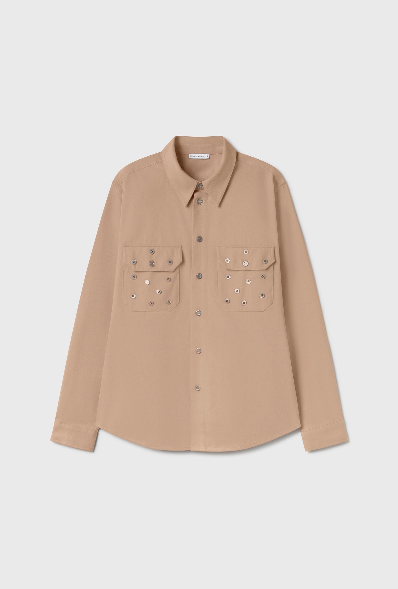 Silk Laundry Pearl Shirt (Cowrie)