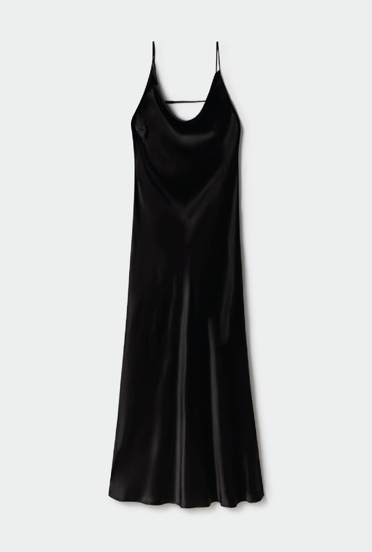 Silk Laundry Carrie Dress (Black)