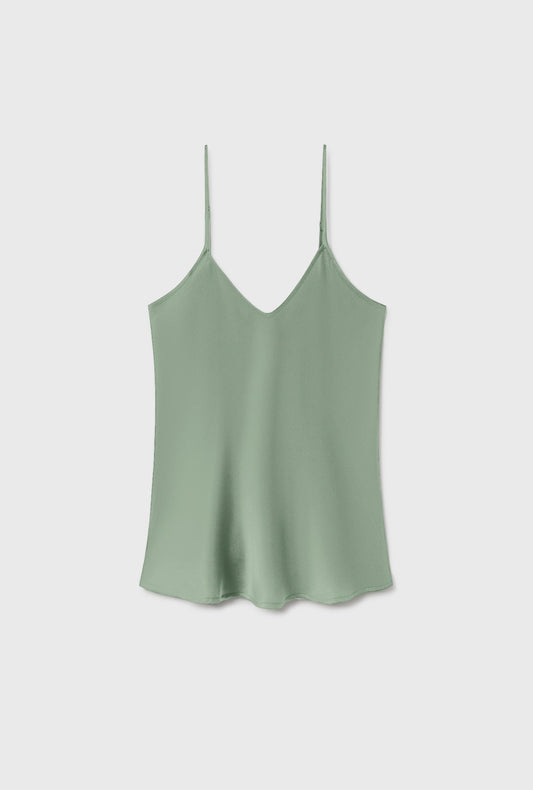 Silk Laundry Bias Cut Cami (Moonshine)
