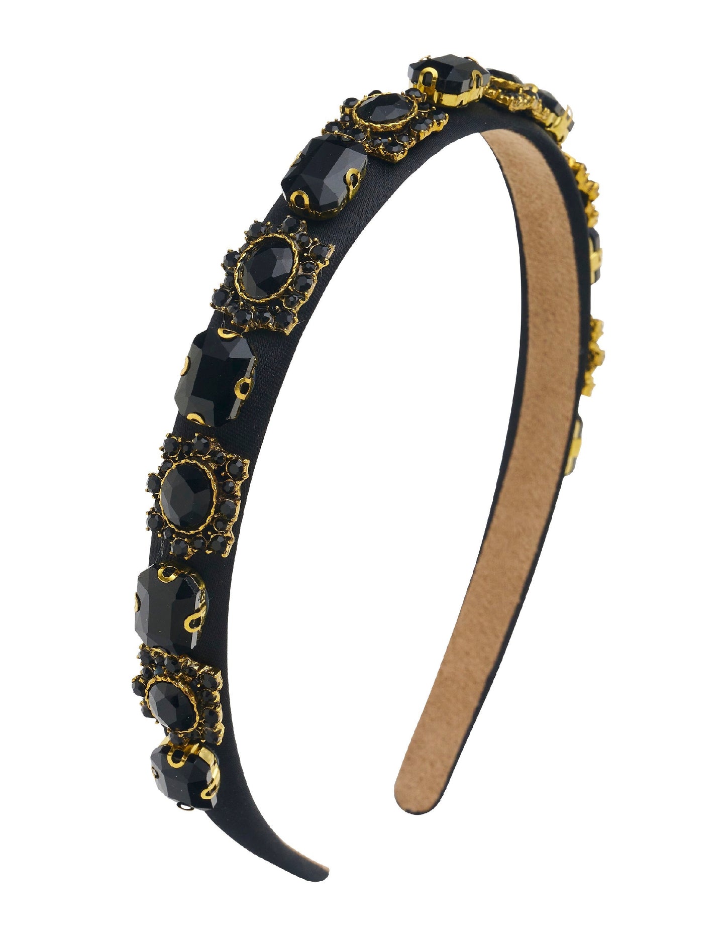GROUP48 JEWEL BOX STONE NARROW HEADBAND (Print)