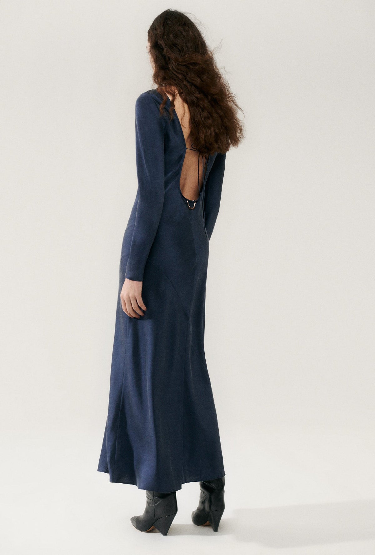 Silk Laundry Sienna Dress (Midnight)