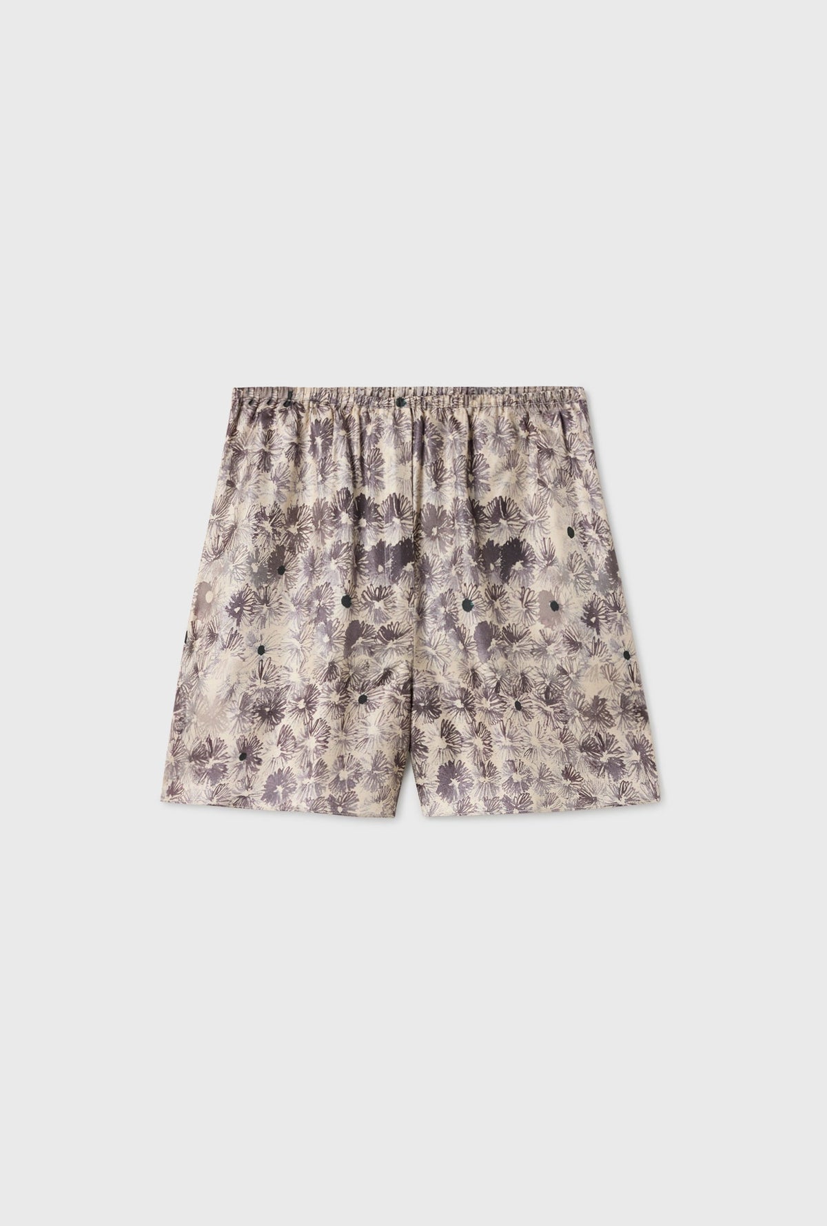Silk Laundry Twill Racer Shorts (Aster Floral)