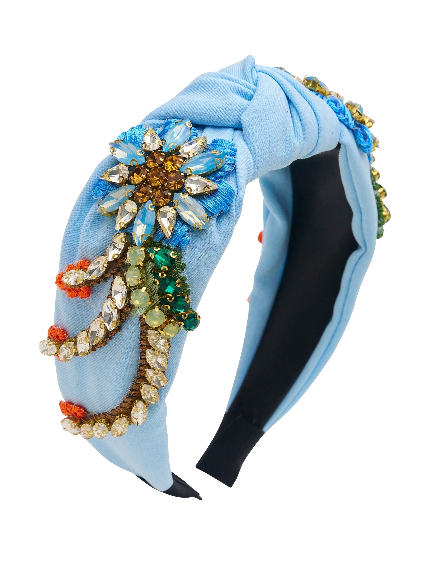 GROUP48 BOTANTICAL KNOT SIDE HEADBAND (Print)