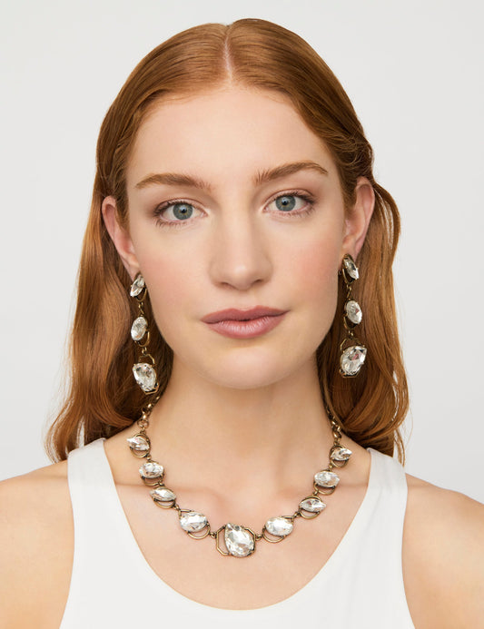 Image of Earrings. Productname: Colette ANTIQUE DROP EARRINGS in Print colour by brand - Colette