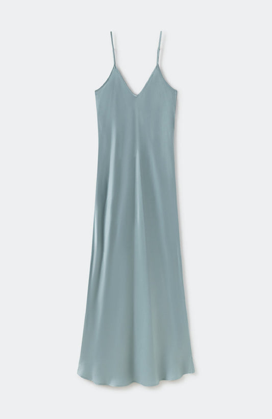 Image of Dresses. Product name - 90s Slip Dress Oasis in Oasis colour by brand - Silk Laundry
