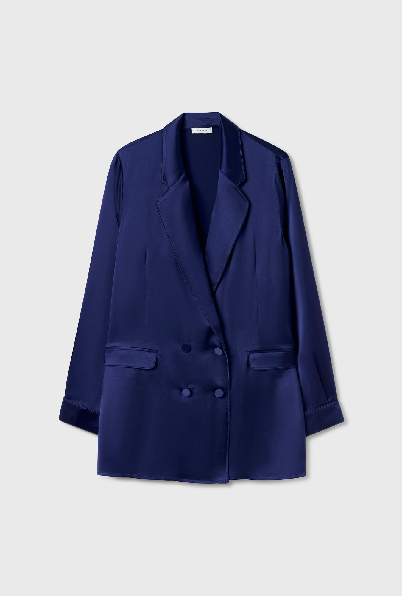 Silk Laundry Relaxed Blazer (Purple Rain)