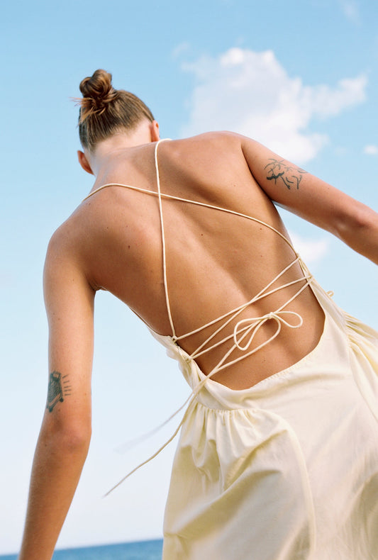 Image of Dresses. Productname: Silk Laundry DIVE DRESS in Margarita colour by brand - Silk Laundry