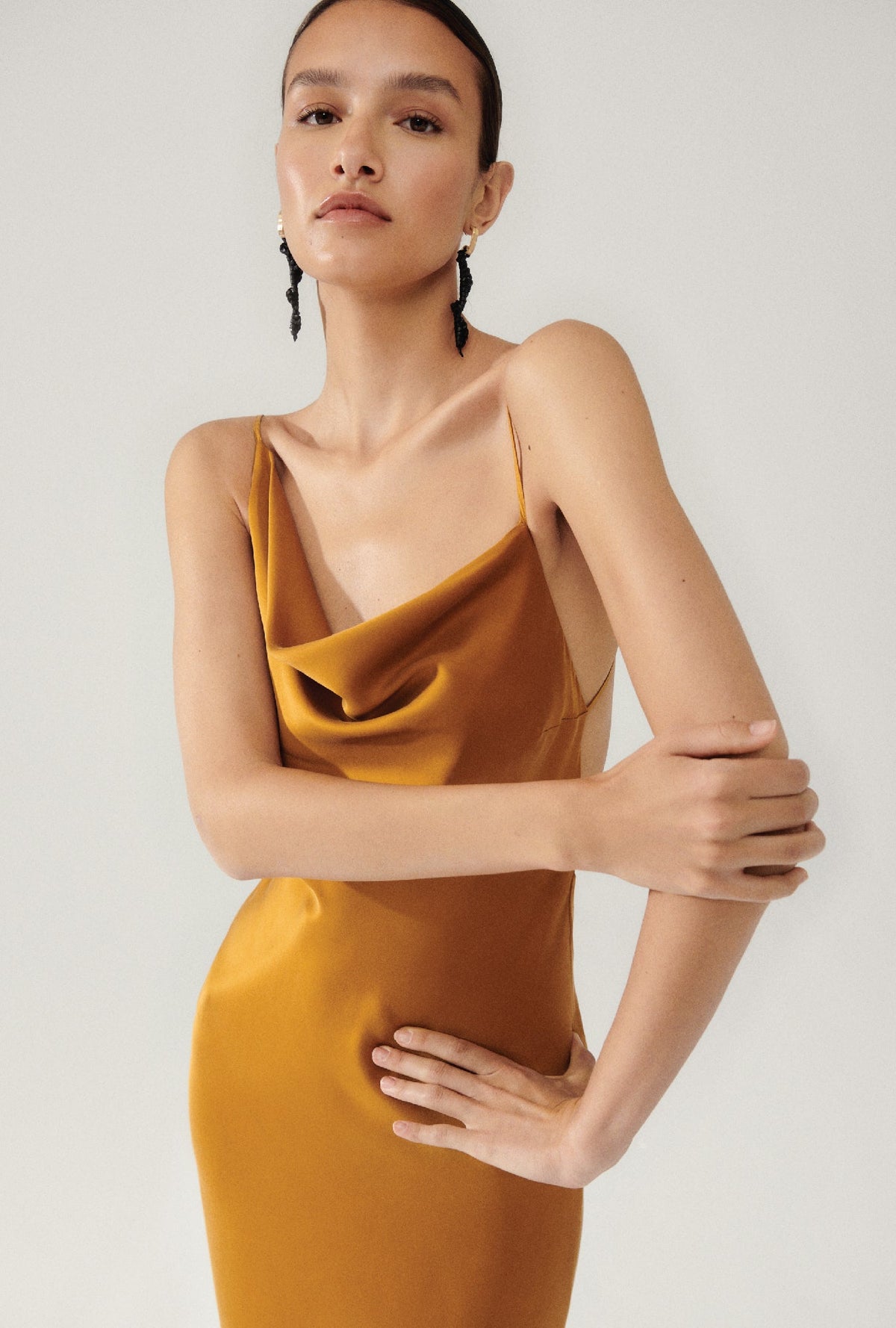 Silk Laundry Carrie Dress (Tamarin)