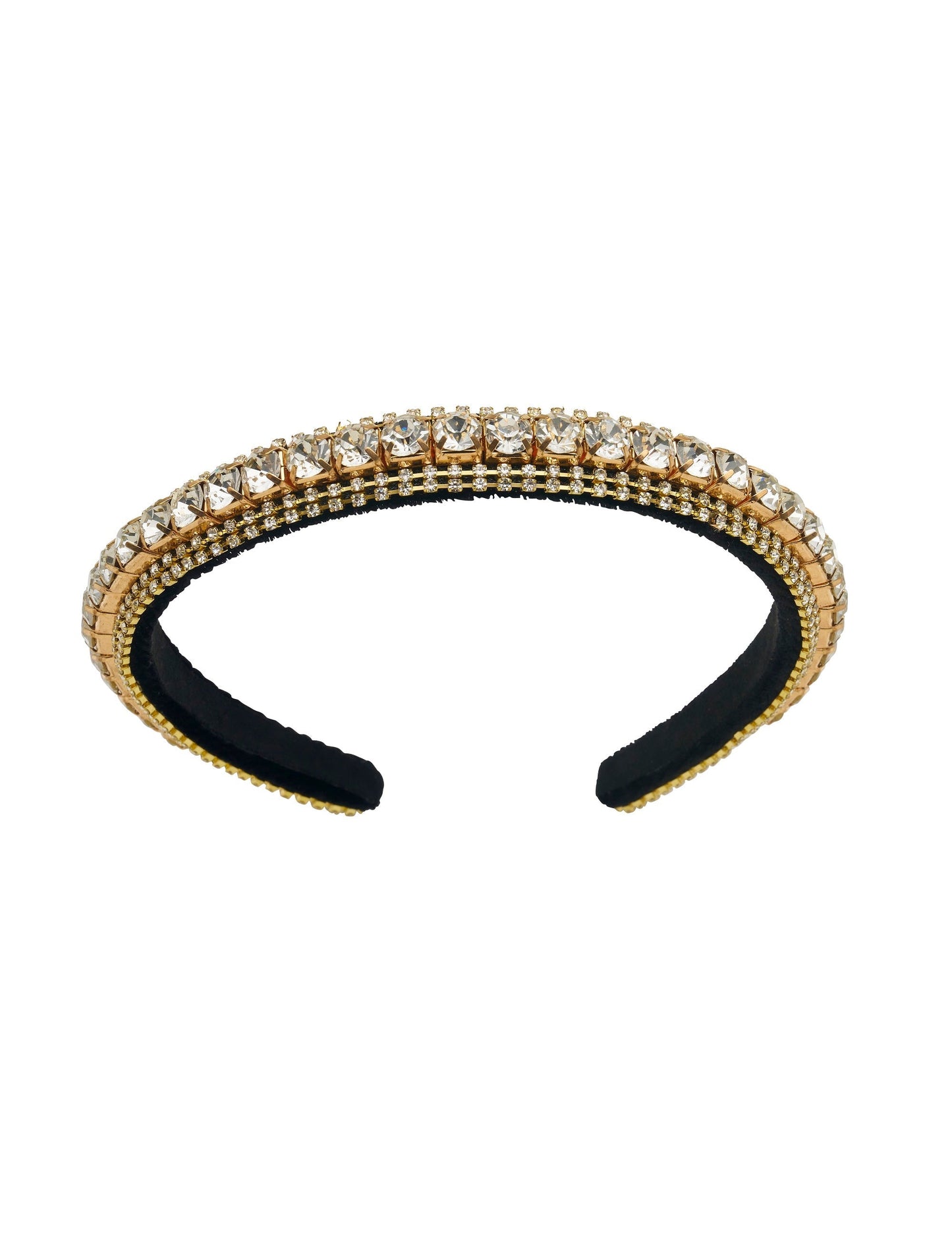 GROUP48 FULL CRYSTAL NARROW HEADBAND (Print)