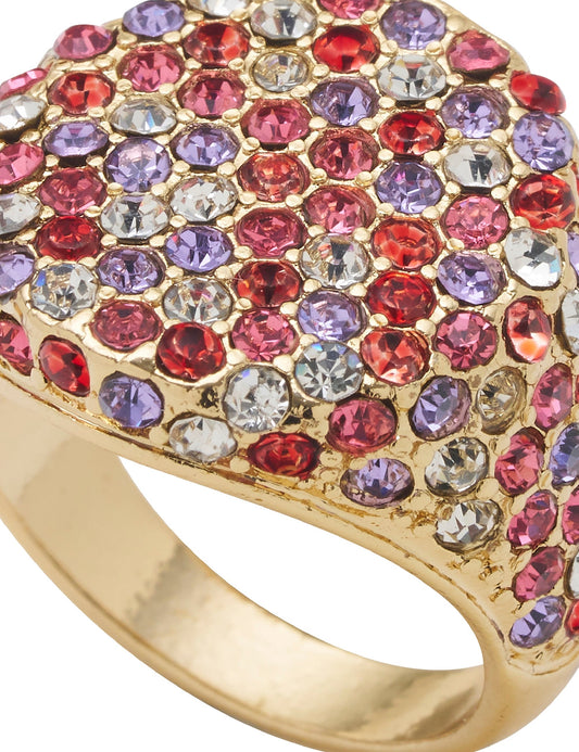 Image of Rings. Productname: Colette GRANITA CRYSTAL RING in Print colour by brand - Colette