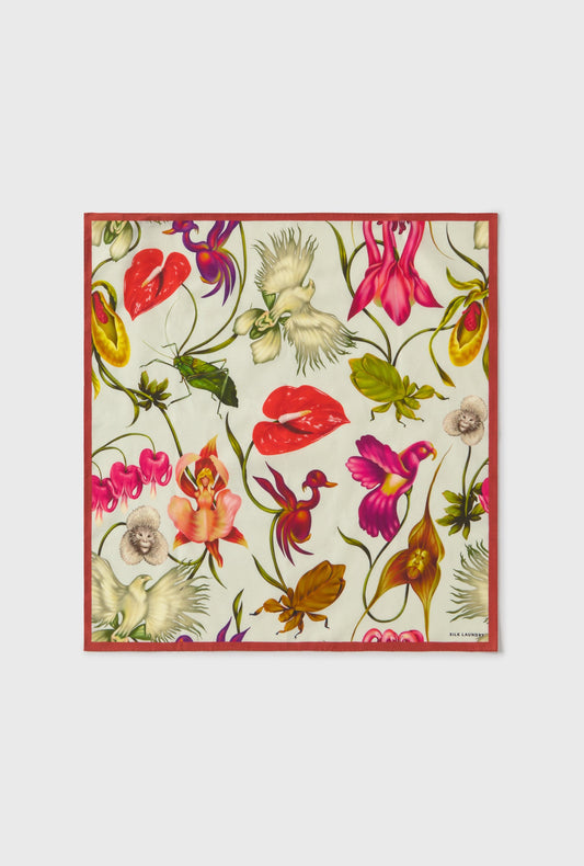 Laundry Cotton Silk Scarf (Wonderland)
