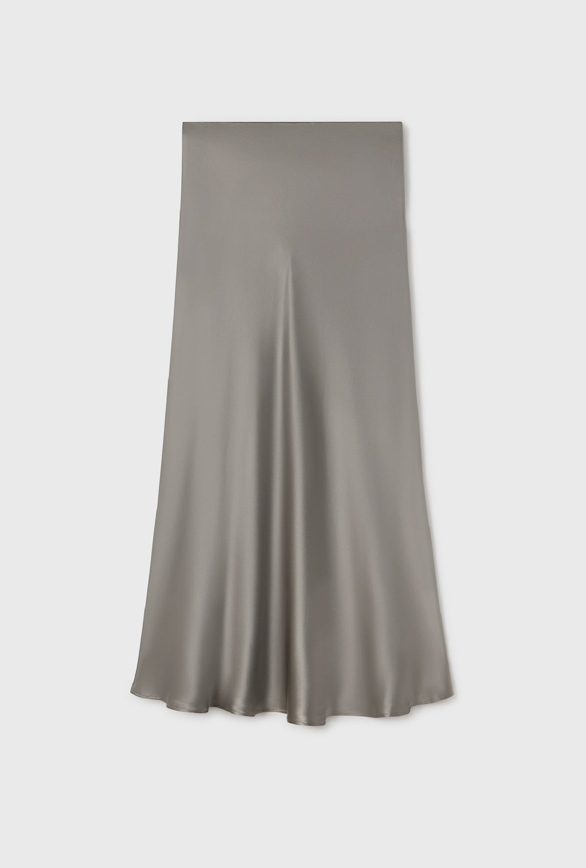 Silk Laundry Long Bias Cut Skirt (Moon)